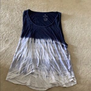 dark blue light blue whiteAmerican Eagle Tank top